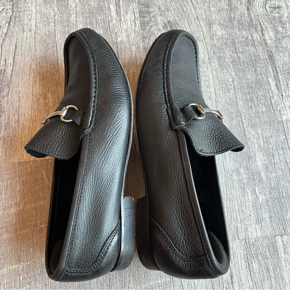 Sandrino by Sandro Moscoloni Dress Shoes Men’s Size 11 Black Leather - Picture 4 of 12